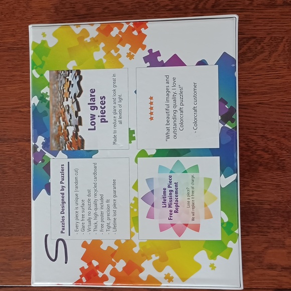 Colorcraft Puzzle "Marvelous Milk Caps 1000 pc Puzzle b200 - Picture 2 of 3